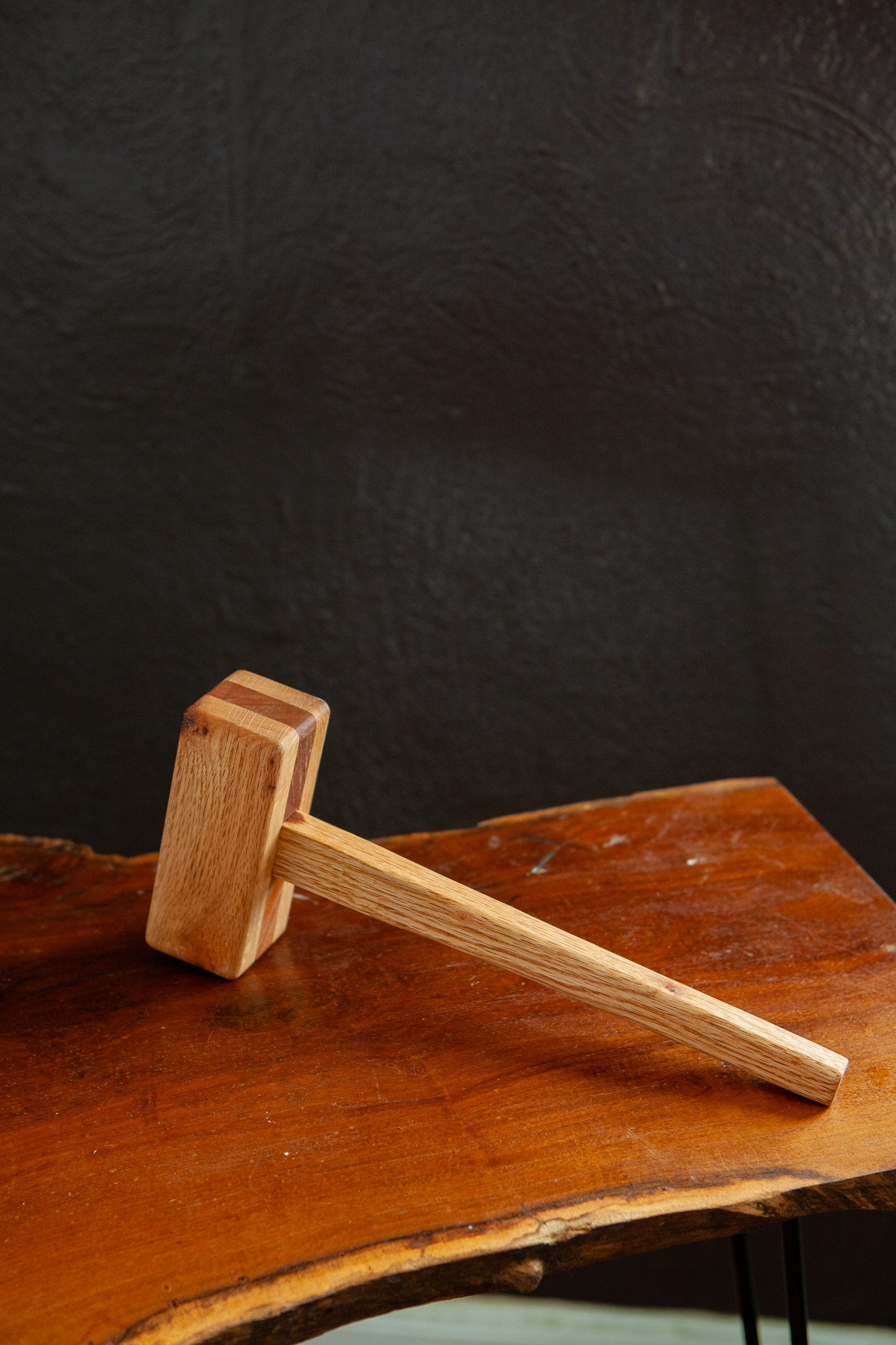 Red Oak and Cherry Wooden Mallet